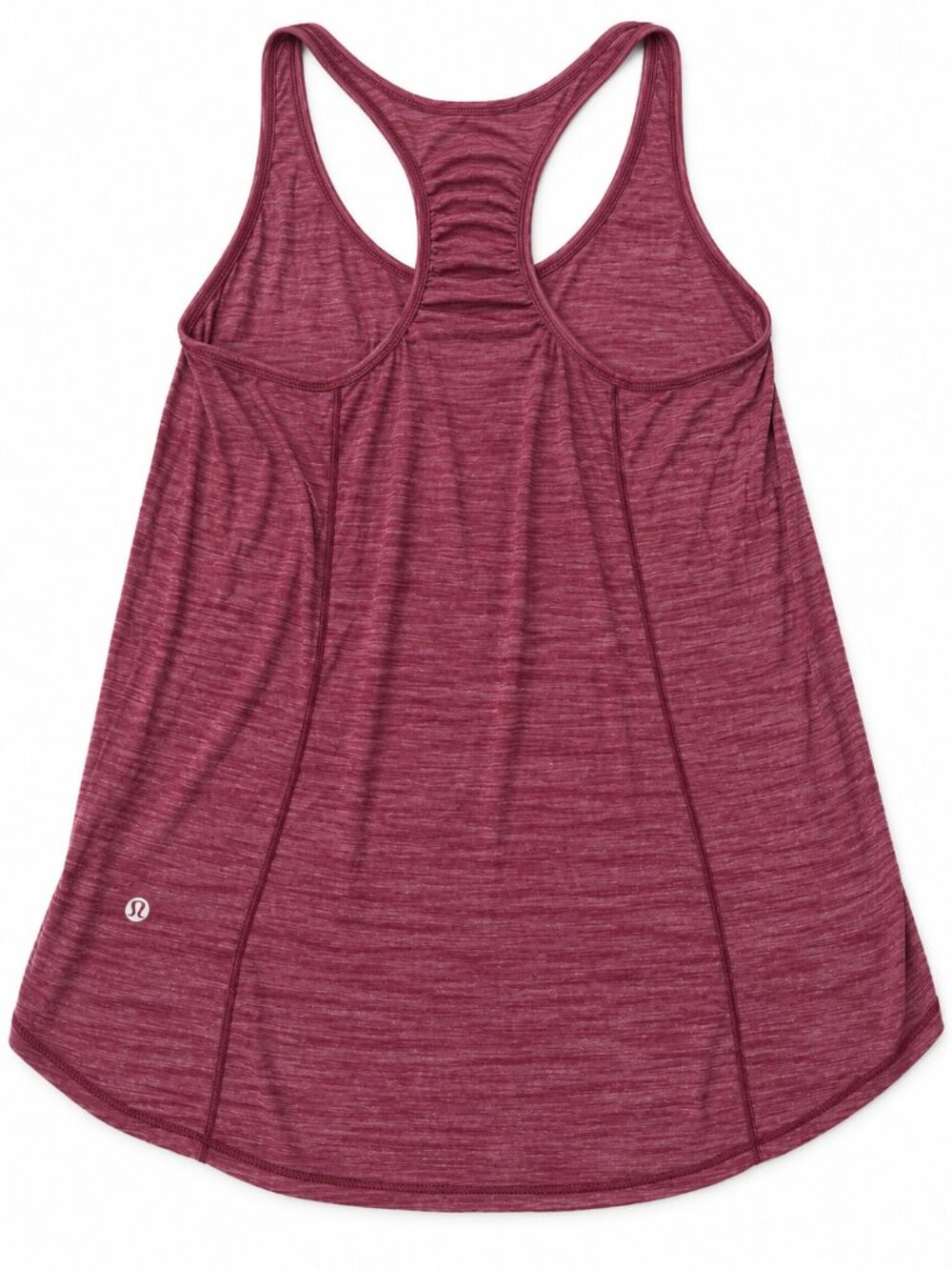 Lululemon 105 Singlet Heathered Bordeaux Drama Racerback Tank Size L